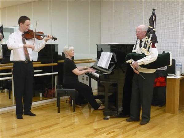 Keith, Muriel and Bill our marvellous music makers